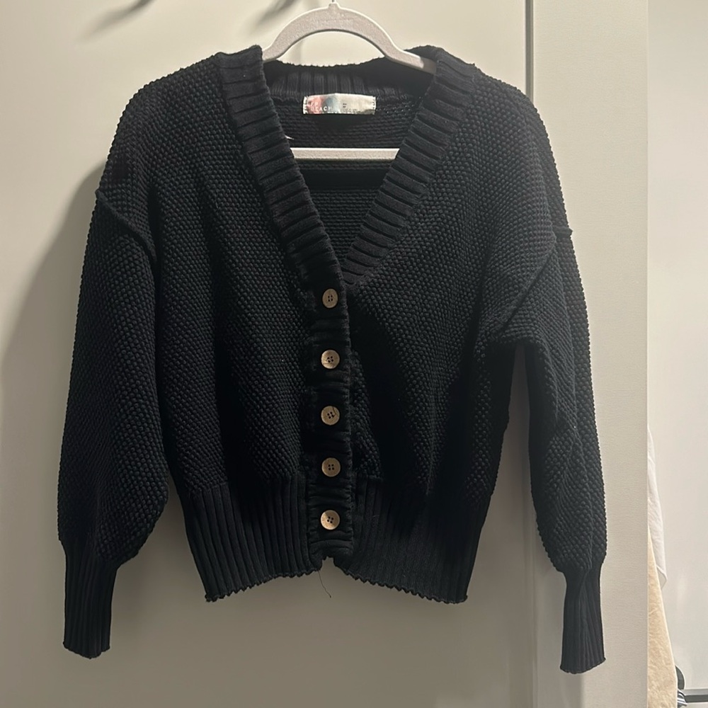 Black Cardigan, FP Beach